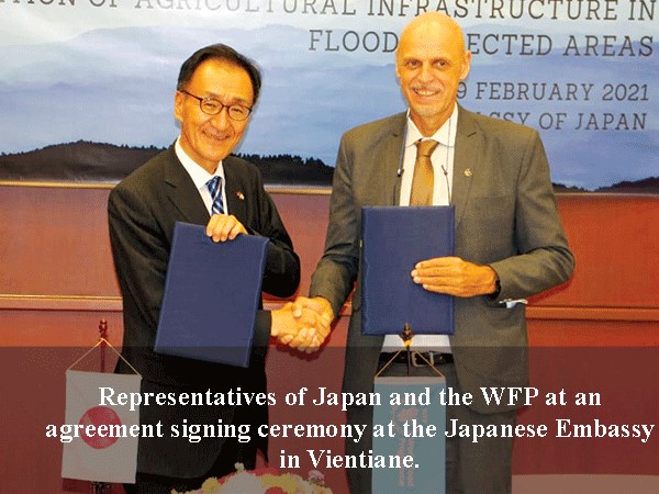 ญี่ปุ่นช่วยฟื้นฟูชุมชนสปป.ลาวจากอุทกภัยทางธรรมชาติ