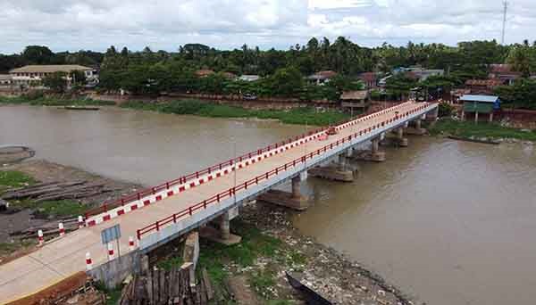 สะพาน Thanatpin -Kyaungsu เปิดให้ใช้แล้วในเขตพะโค