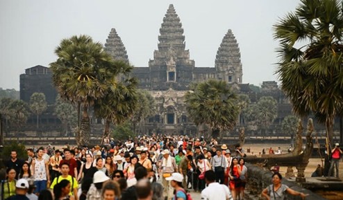 นครวัด ประเทศกัมพูชา ให้การต้อนรับนักท่องเที่ยวเพิ่มขึ้นถึง 600%