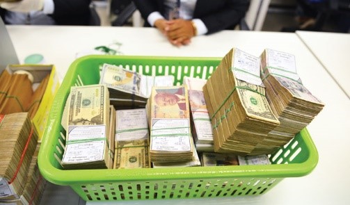 ปริมาณเงินดอลลาร์ในระบบของกัมพูชายังคงอยู่ในระดับสูง ณ ปัจจุบัน
