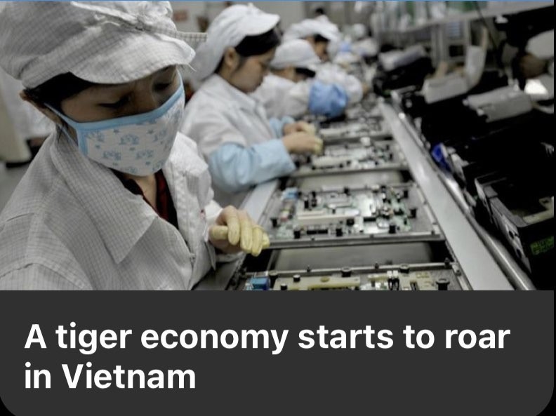 ‘สื่อนอก’ ชี้เวียดนามเป็นหนึ่งในประเทศที่เศรษฐกิจโตเร็วที่สุด
