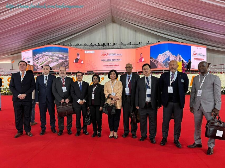 เมียนมาร์เข้าร่วมการประชุม Uttarakhand Global Investor Summit 2023 ที่ประเทศอินเดีย