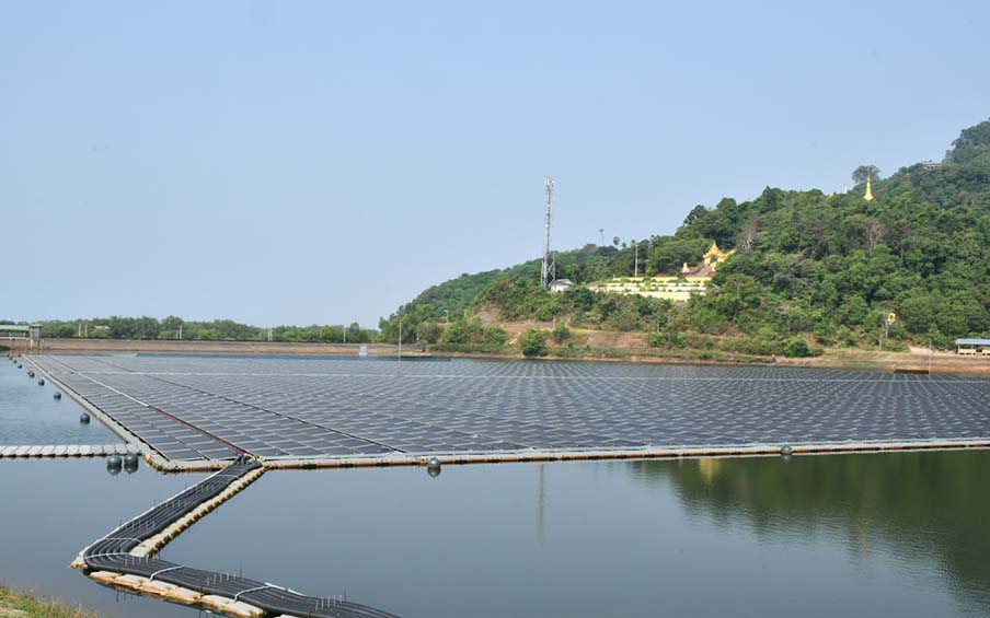 โครงการลงทุนโรงไฟฟ้าพลังงานแสงอาทิตย์ลอยน้ำ และโรงกลั่นน้ำมันปาล์มในตะนินทยี